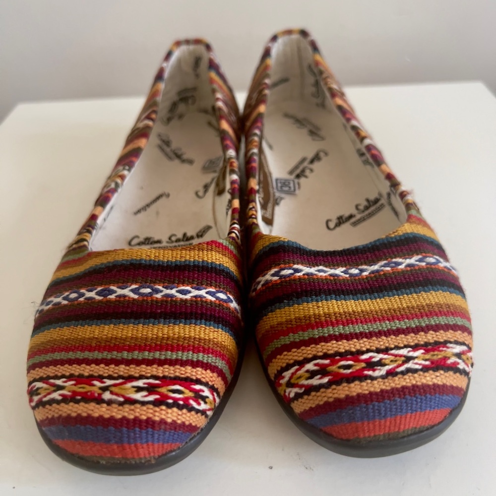 Colorful Striped Women’s Flats - Made in Peru